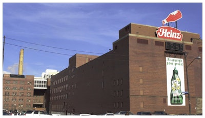 The H.J Heinz Co. headquarters is seen on Pittsburgh's northside on Friday, Nov. 9, 2001.