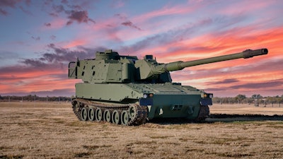 The M109-52 Self-Propelled Howitzer at BAE Systems’ Elgin, Oklahoma site.