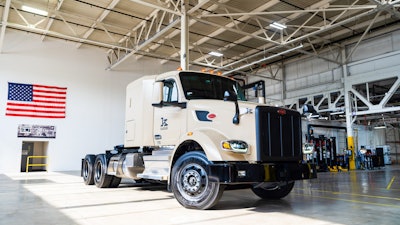 Kodiak Driver-equipped autonomous truck at Roush’s production facility in Livonia, Michigan.
