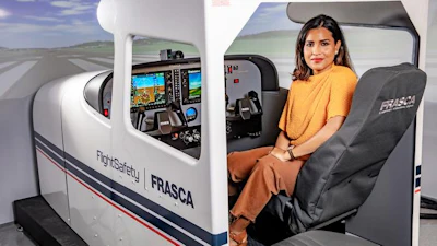 Mechanical engineer Neelakshi Majumdar studies aviation safety.