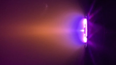 The Muon Starlight Hall-Effect Thruster System running on zinc propellant.