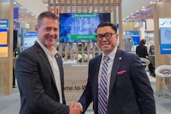 AMI Metals President Bernie Rees and Commerce Director Joe Nguyen celebrate AMI’s expanded footprint in Spokane County.