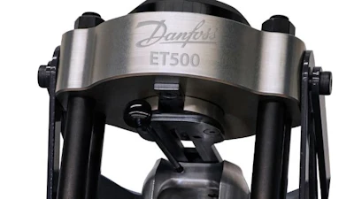 Danfoss ET500 precision industrial measurement device with metallic and black design.