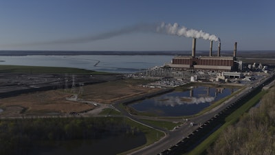 The Gibson Power Plant operates April 10, 2025, in Princeton, Ind.