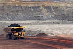 A dump truck hauls coal at Contura Energy's Eagle Butte Mine near Gillette, Wyo., March 28, 2017.