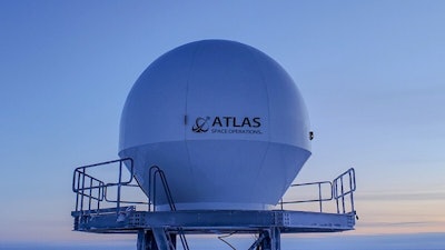 ATLAS Space Operations' antenna in Barrow, Alaska.