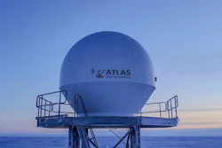 ATLAS Space Operations' antenna in Barrow, Alaska.