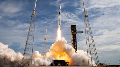 O3b mPOWER F9/10 liftoff aboard a SpaceX Falcon 9 from Cape Canaveral Space Force Station
