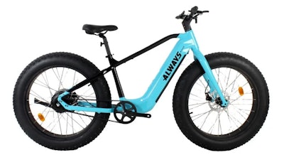 eBliss' Always Outa’ Here e-bike is $3495 and features fat tires and an aluminum frame.