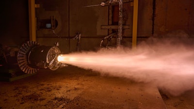 Northrop Grumman’s DM-NEXT solid rocket motor test.