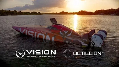 Vision Marine Technologies powered by Octillion electric engines.