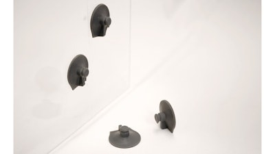 Suction cups from the new P3™ Silicone 25A.