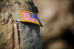 Usa Flag And Us Army Patch On Solder's Uniform 530944578 5760x3840