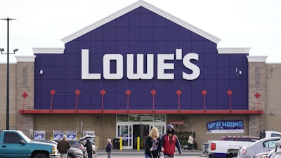 Lowe's store in Philadelphia, Nov. 17, 2021.