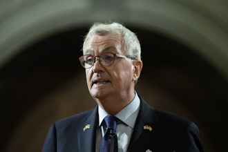 New Jersey Governor Phil Murphy delivers his State of the State address to a joint session of the Legislature at the Statehouse, Jan. 9, 2024, in Trenton, N.J.