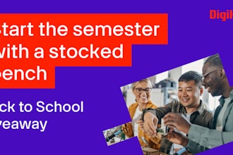 University students are encouraged to enter the DigiKey Back to School Giveaway to win prize packages.