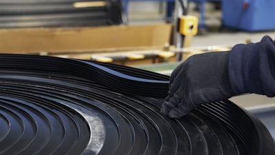 Rubber profile packing.