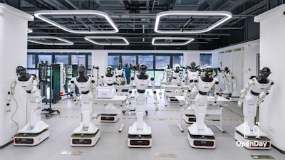 Inside RealMan's Humanoid Robotics Data Training Center.