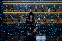 A humanoid robot works at the reception of a restaurant at the Robot Mall, said to be the world's first humanoid intelligent robot 4S store, in Beijing, China, Wednesday, Aug. 6, 2025.