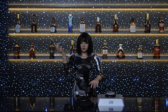 A humanoid robot works at the reception of a restaurant at the Robot Mall, said to be the world's first humanoid intelligent robot 4S store, in Beijing, China, Wednesday, Aug. 6, 2025.