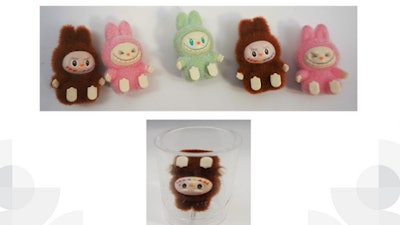 Knockoff Labubu toys, and a demonstration of one getting stuck in an airway.