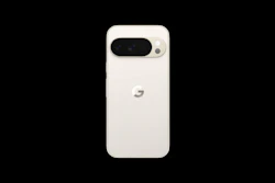 This undated photo released by Google shows a new smartphone loaded with an array of artificial intelligence features, including the Pixel 10 Pro.