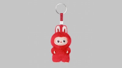 This image provided by Pop Mart shows Pop Mart's mini version of its popular Labubu plush toys.