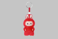 This image provided by Pop Mart shows Pop Mart's mini version of its popular Labubu plush toys.