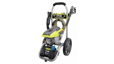 This image released by the U.S. Consumer Product Safety Commission, shows a Ryobi-branded electric pressure washer.