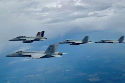 The U.S. Navy's F/A-18E/F Super Hornet.