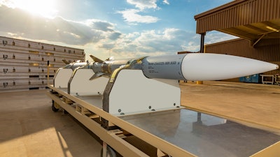 AMRAAM air-to-air missile.
