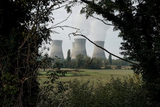The Bugey nuclear plant operates in Saint-Vulbas, around Lyon, central France, Oct. 13, 2022.