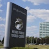 The current Ford World Headquarters is seen, Thursday, Sept. 11, 2025, in Dearborn, Mich.