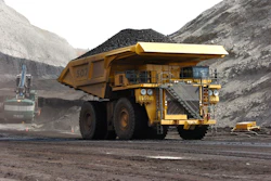 In this April 4, 2013, file photo, a mining dumper truck hauls coal at Cloud Peak Energy's Spring Creek strip mine near Decker, Mont.