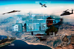 RTX's Electronic Warfare Planning and Battle Management solution rendering.