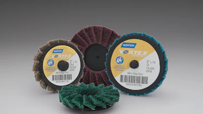 Discs Non Woven Flap Rapid Prep Vortex 2 3 Inch (300 Dpi)
