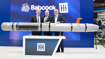 Babcock, HII deal signing.