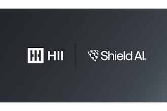 HII and Shield AI corporate logos.