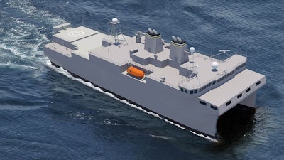 Rendering of the TAGOS Marine ship.