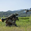 A U.S. Marine launches a Javelin shoulder-fired anti-tank missile during a training exercise.
