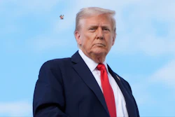 President Donald Trump boards Air Force One, Thursday, Sept. 11, 2025, at Joint Base Andrews, Md., to travel to New York.