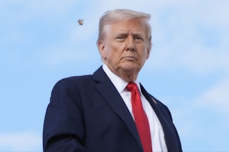 President Donald Trump boards Air Force One, Thursday, Sept. 11, 2025, at Joint Base Andrews, Md., to travel to New York.