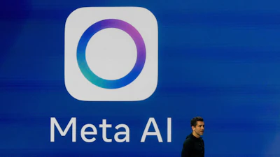 Meta Chief Product Officer Chris Cox speaks at LlamaCon 2025, an AI developer conference, in Menlo Park, Calif., April 29, 2025.