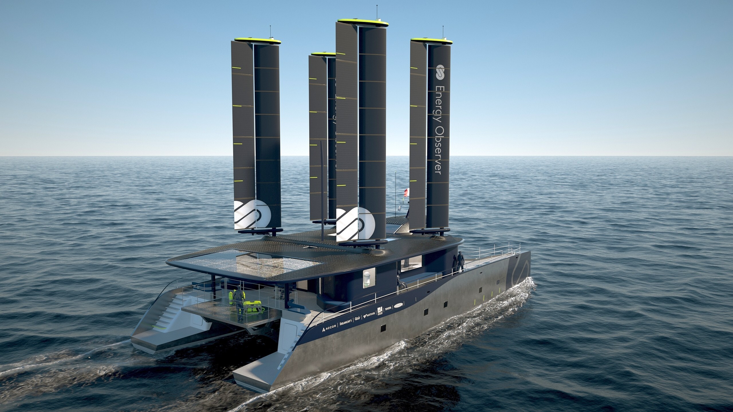 The Energy Observer 3 (EO3) watercraft.