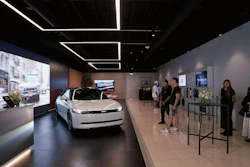 Inside the Sony Honda Mobility Afeela studio.