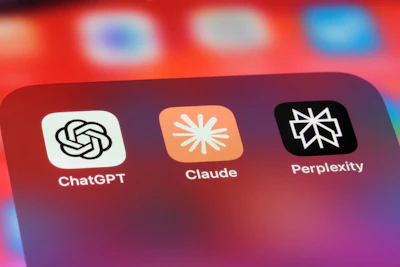 Anthropic's chatbot Claude among other AI apps.