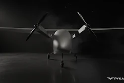 Rendering of Pyka’s hybrid-electric DropShip aircraft.