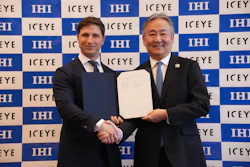 Rafal Modrzewski, Co-founder and Chief Executive Officer, ICEYE, and Hiroshi Ide, President and Chief Executive Officer, IHI Corporation.