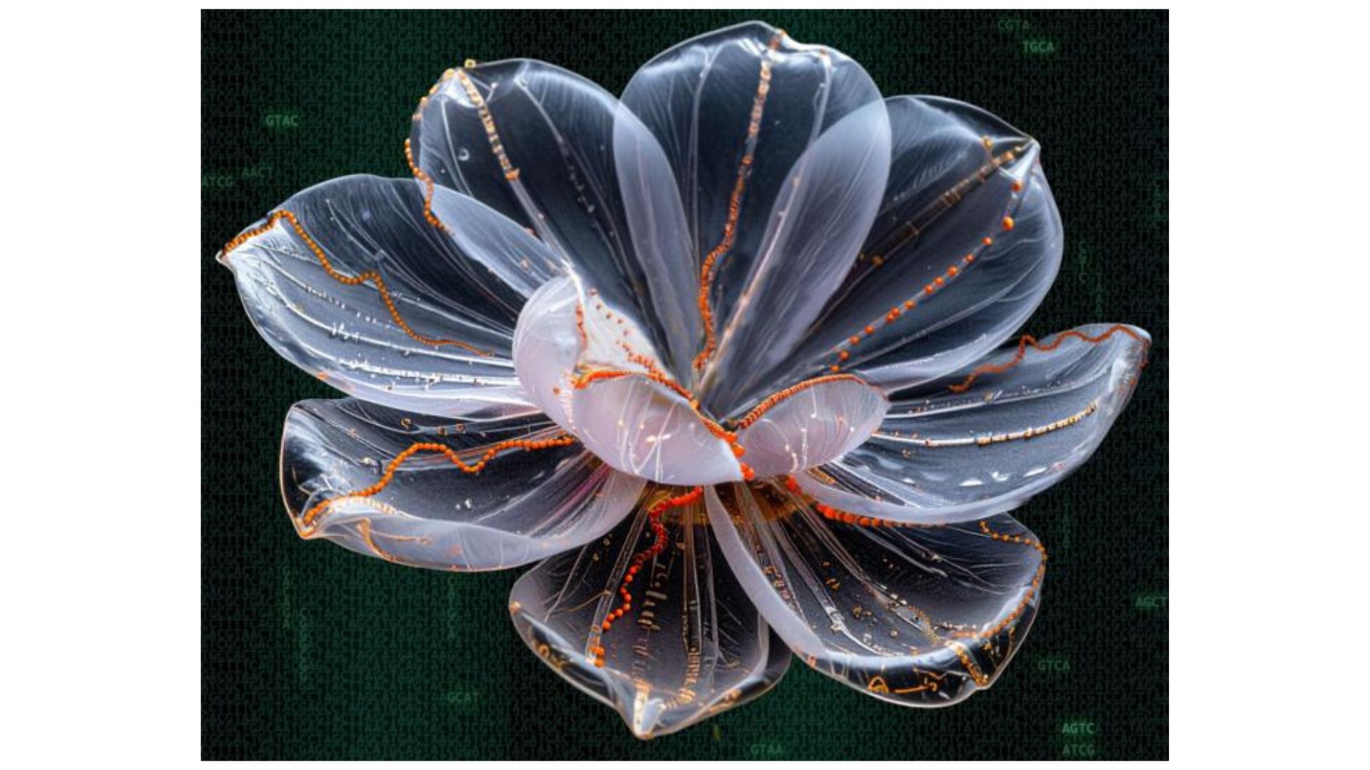 Visualization of the microscopic 'DNA flowers' made by Ronit Freeman in the Freeman Lab at UNC.