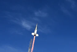 An X-Bow rocket launch.